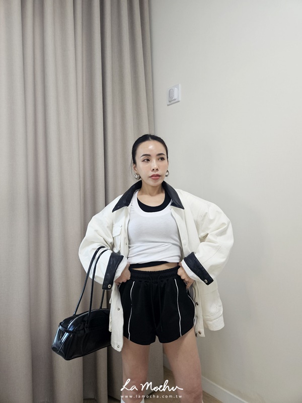 白滾邊後口袋運動小短褲 (闆娘清單)